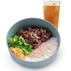 Beef Bulgogi Korean Rice Bowl meal