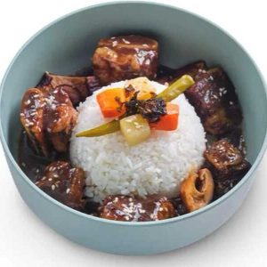 Beef Stew Korean Rice Bowl by BonChon