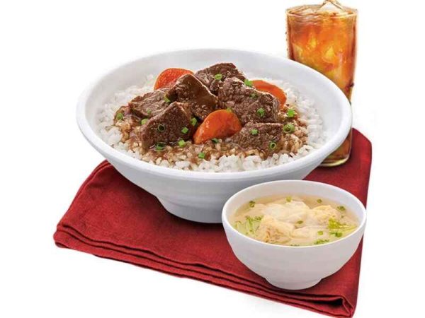 Braised Beef with Rice Combo with Drink-Chowking