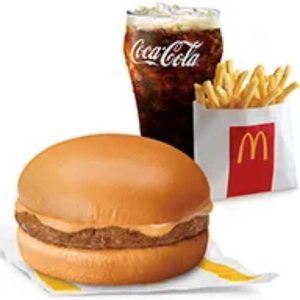 Burger Mcdo with Fries Small Meal
