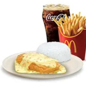 Crispy Chicken Fillet Ala King with Fries Large Meal