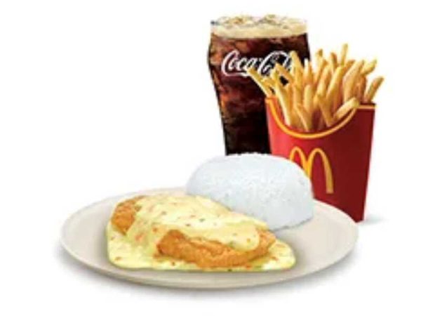 Crispy Chicken Fillet Ala King with Fries Large Meal