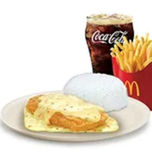 Crispy Chicken Fillet Ala King with Fries Medium Meal