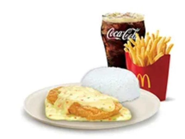 Crispy Chicken Fillet Ala King with Fries Medium Meal