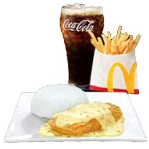 Crispy Chicken Fillet Ala King with Fries Small Meal