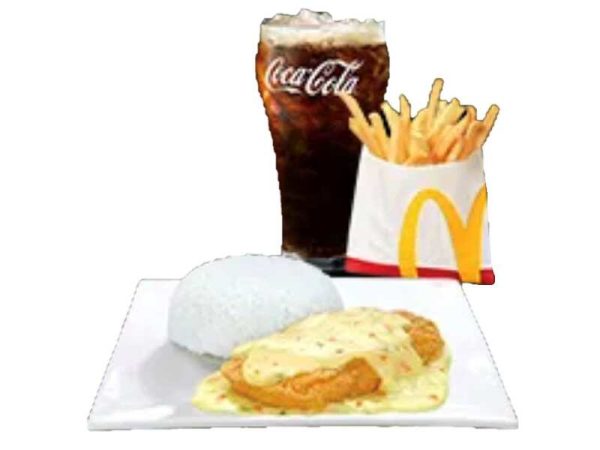 Crispy Chicken Fillet Ala King with Fries Small Meal