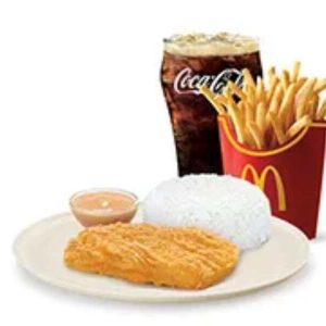 Crispy Chicken Fillet with Fries Large Meal