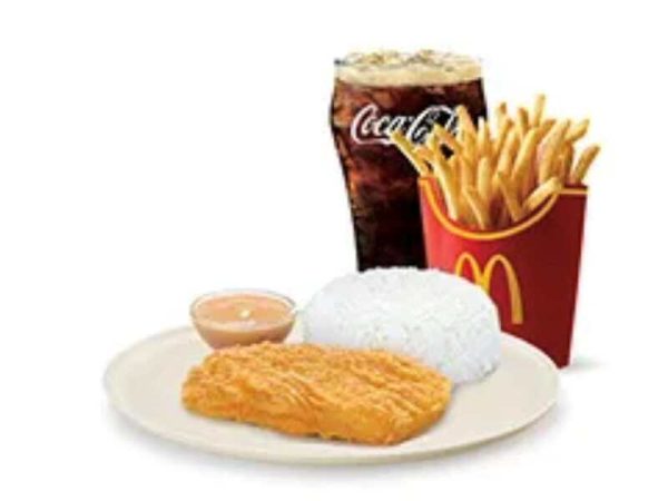 Crispy Chicken Fillet with Fries Large Meal