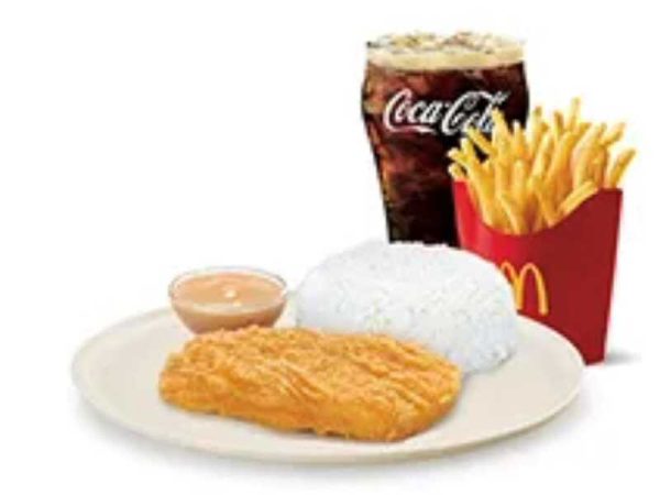 Crispy Chicken Fillet with Fries Medium Meal