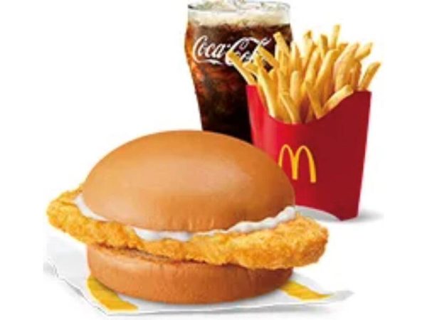 Crispy Chicken Sandwich with Fries MediumMeal