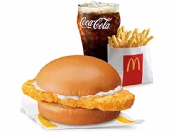 Crispy Chicken Sandwich with Fries Small Meal