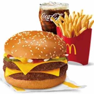 Double Quarter Pounder with Cheese Large Meal