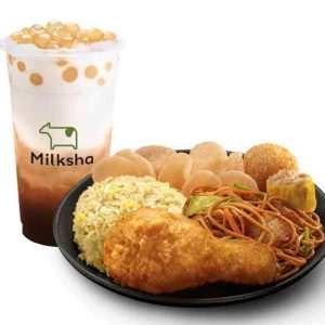 Fried Chicken Lauriat + Honey Pearl Bundle