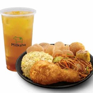 Fried Chicken Lauriat + Wintermelon Lemon Bundle