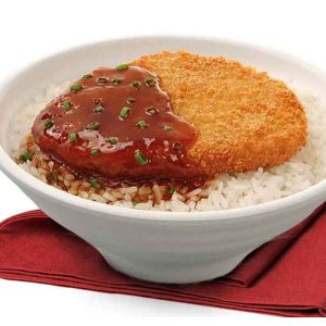 Imperial Chicken Chop with White Rice