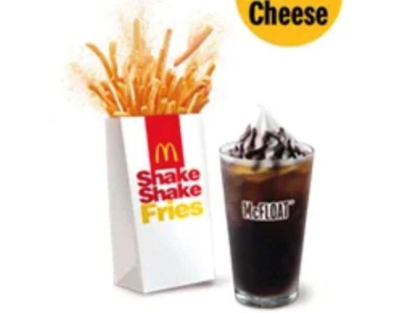 Large Shake Shake Fries N' McFloat Combo Cheese