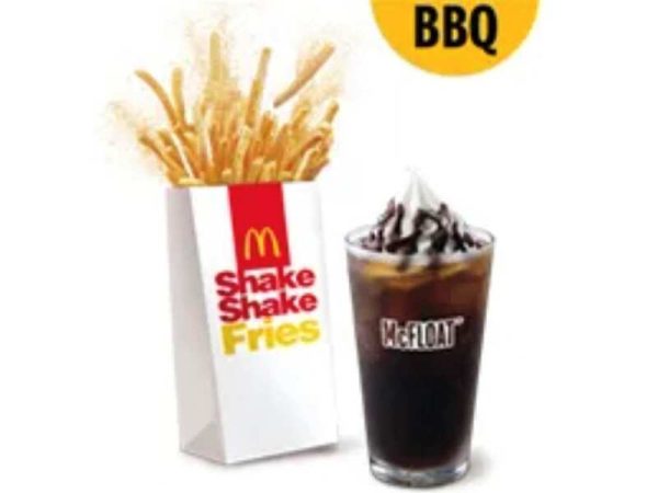 Large Shake Shake Fries N'McFloat Combo BBQ