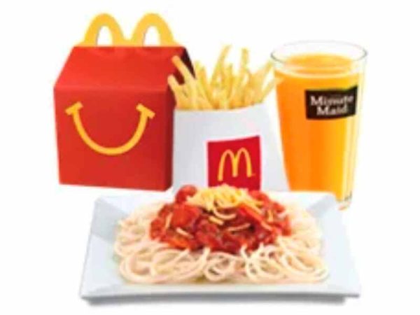 McSpaghetti with Fries Happy Meal