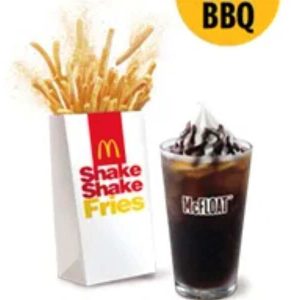 Medium Shake Shake Fries N' McFloat Combo BBQ