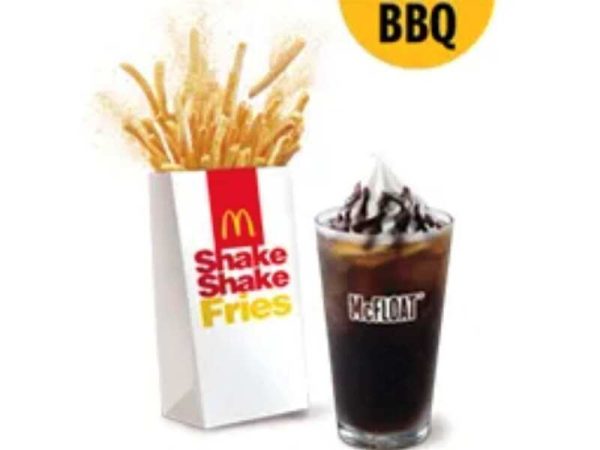 Medium Shake Shake Fries N' McFloat Combo BBQ