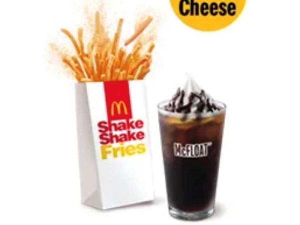 Medium Shake Shake Fries N' McFloat Combo Cheese