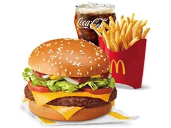 Quarter Pounder with Cheese, Lettuce and Tomatoes Large Meal