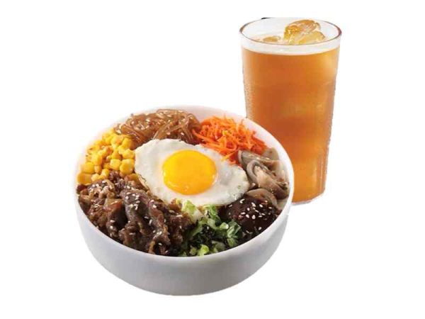 Ultimate Bibimbow Meal with Drink