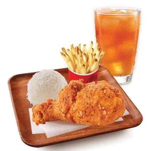 1-pc Spicy Fried Chicken with Fries (Combo)