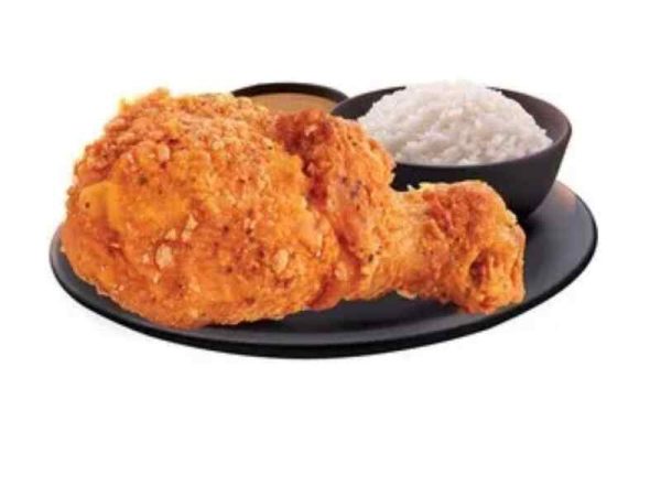 1-pc Spicy Fried chicken with Rice (Ala Carte)