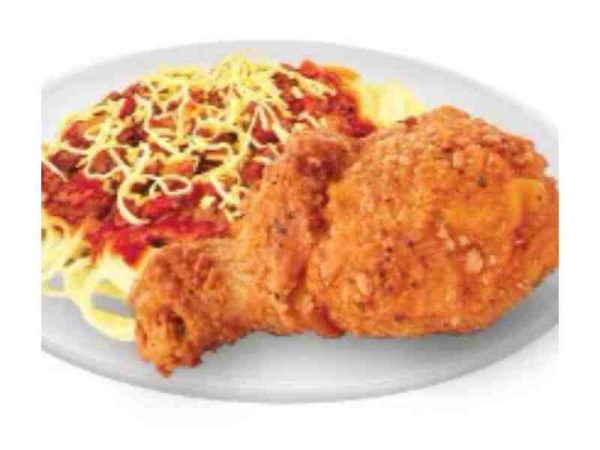 1-pc Spicy fried chicken spaghetti (ala carte)