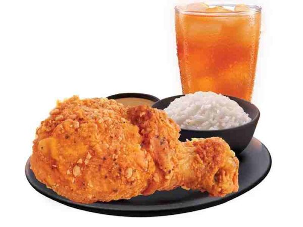 1-pc Spicy fried chicken with Rice (Combo)