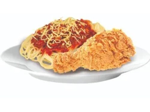 1-PC CHICKEN WITH SPAGHETTI