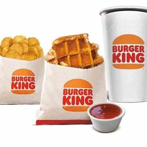 1pc Waffle with Maple Meal by Burger King