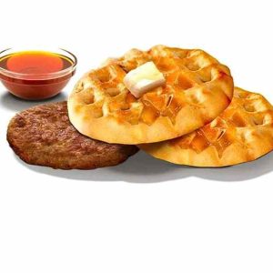 2pc Waffles with Maple and Sausage by Burger King