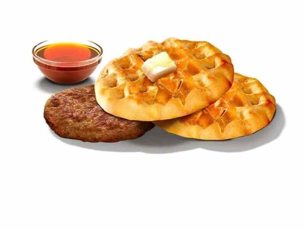 2pc Waffles with Maple and Sausage by Burger King