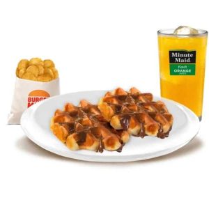 2pcs Waffle with Nutella Meal by Burger King