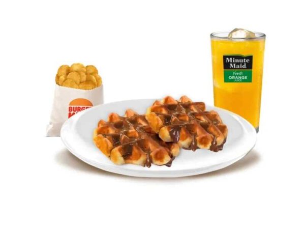 2pcs Waffle with Nutella Meal by Burger King