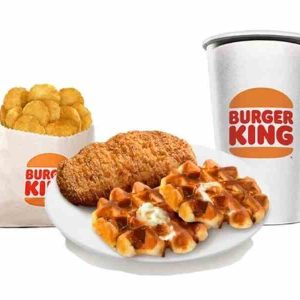 2pcs Waffles and Chicken Meal by Burger King