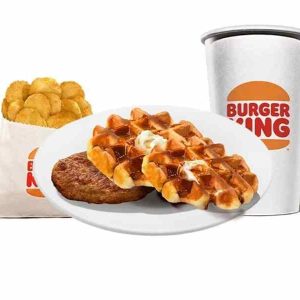 2pcs Waffles with Maple and Sausage Meal-Burger King