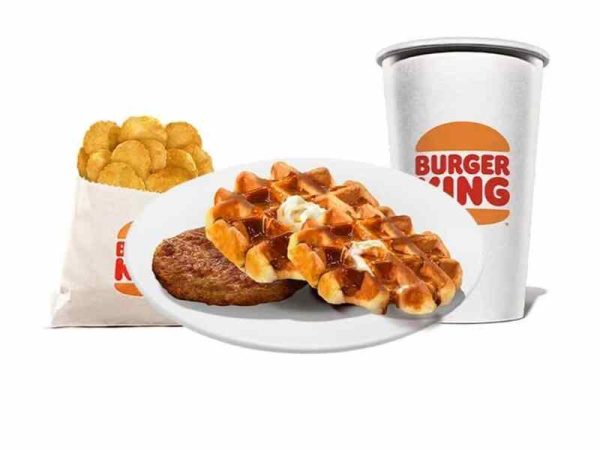 2pcs Waffles with Maple and Sausage Meal-Burger King