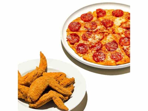 9 inch Pizza +Wings Deal by YC