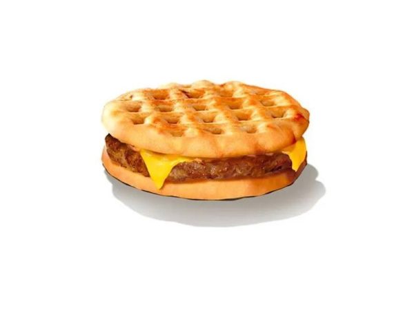 Burger King Waffle Sausage King with Cheese