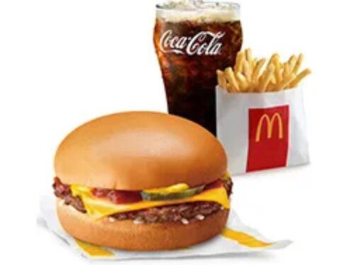 Cheeseburger with fries Small Meal-Mcdo