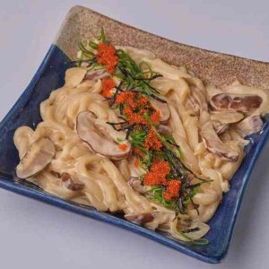 Creamy Mushroom Udon by Hanako