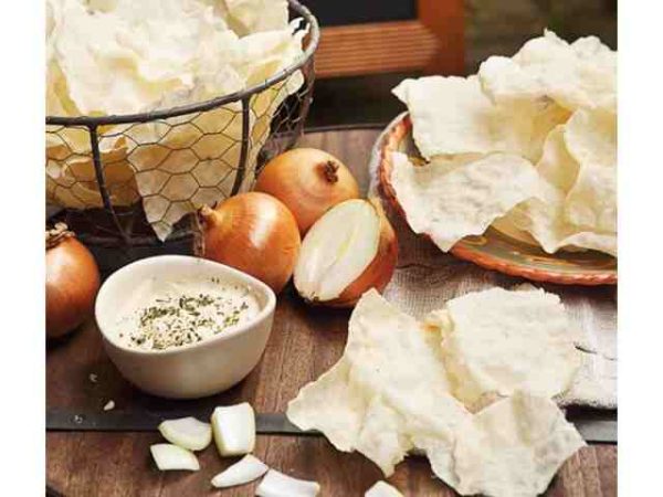 Crispy Cassava Chips with Onion Dip-Mary Grace