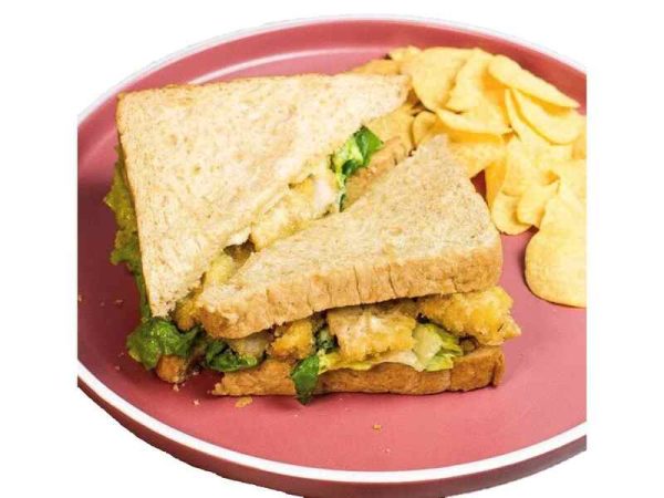 Crunchy Chicken Ceasar Fillet Sandwich-Banapple