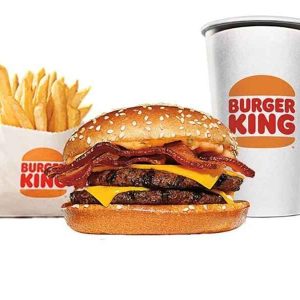 Double Deluxe Stacker Meal by Burger King