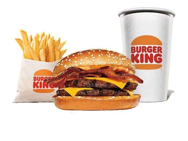 Double Deluxe Stacker Meal by Burger King