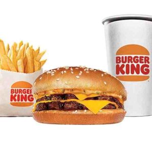 Double Stacker Meal-burger king