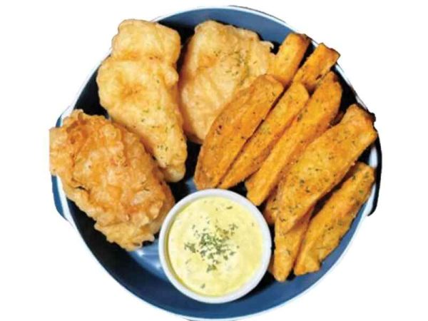 Louisiana Fish and Chips with Tartar Sauce